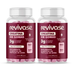 Revivase - Creatina em Gomas - 2 potes PINK LEMONADE