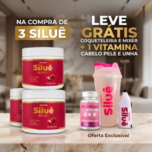 SILUÊ - Combo 3 potes + BRINDES