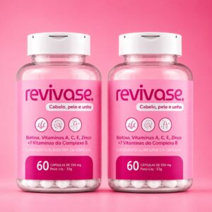 VITAMINA- Cabelo, pele e unha Combo 2 UNIDADES